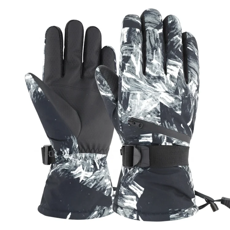 
Winter Warm Waterproof Windproof Snowboarding Kids Ski Snow Gloves 