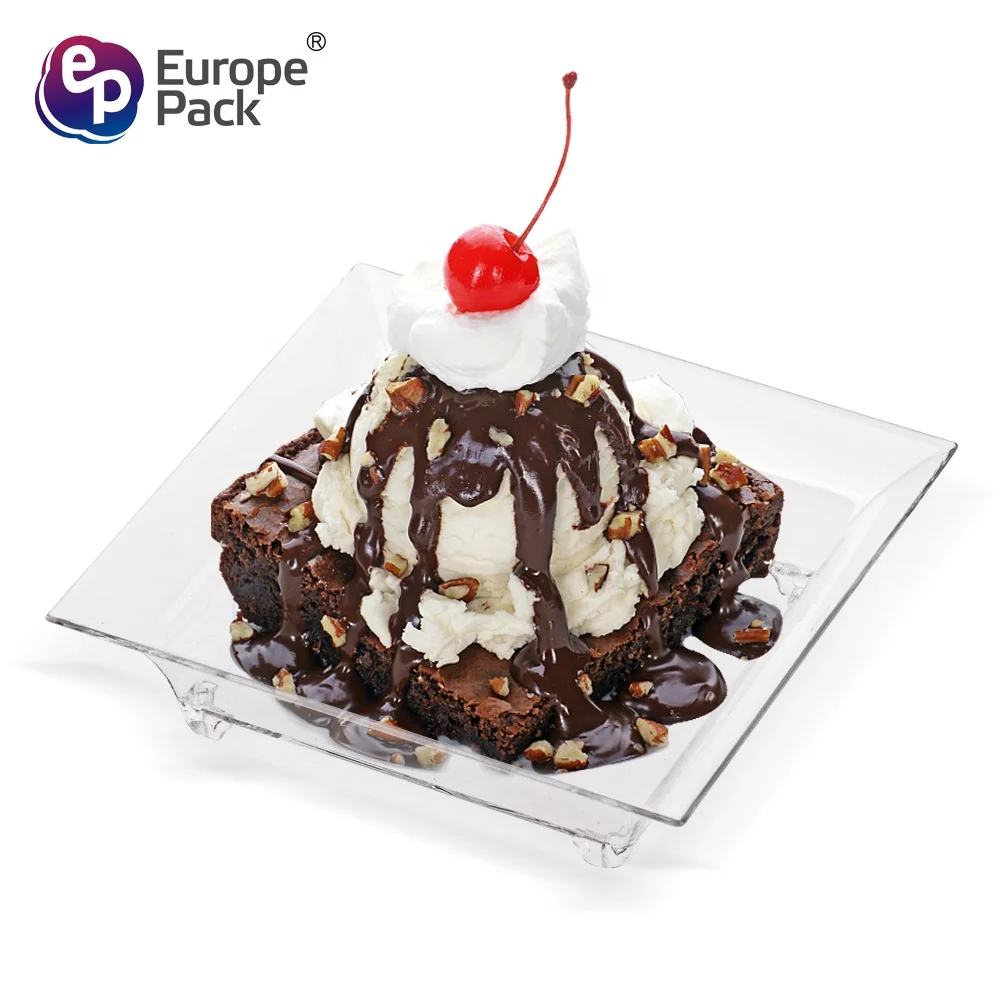 Dishwasher safe most popular products party clear PS disposable mini cheese plates for sale