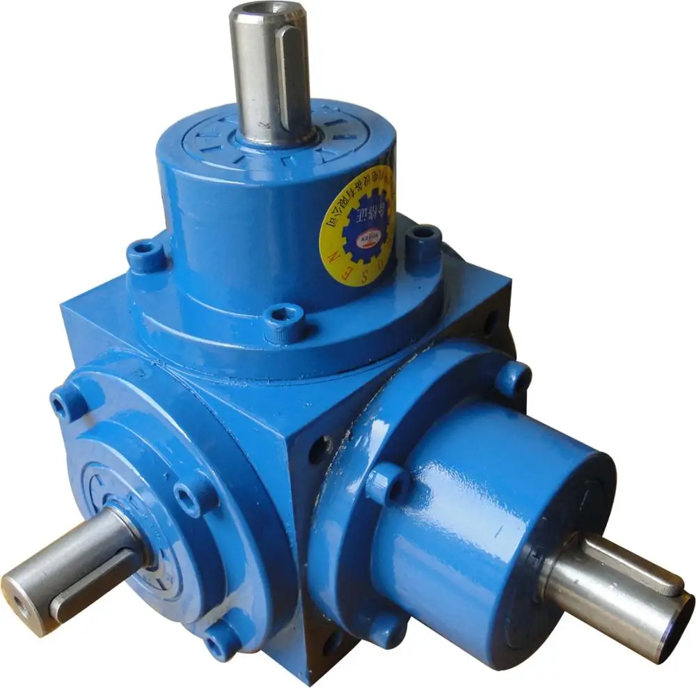 Electric Mini Size 3 Way Spiral Bevel Gearbox With Cheap Price