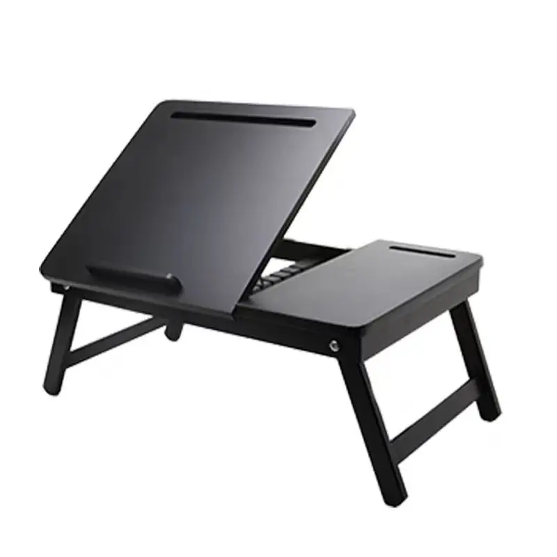 Portable Lap Laptop Desk with Pillow Cushion, Fits up to 15.6 inch Laptop, with Anti-Slip Strip,Book Tablet