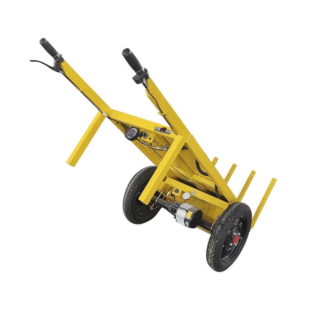 Engineering electric trolley Electric flatman push-pull brick truck loading and unloading truck electric brick pulling car