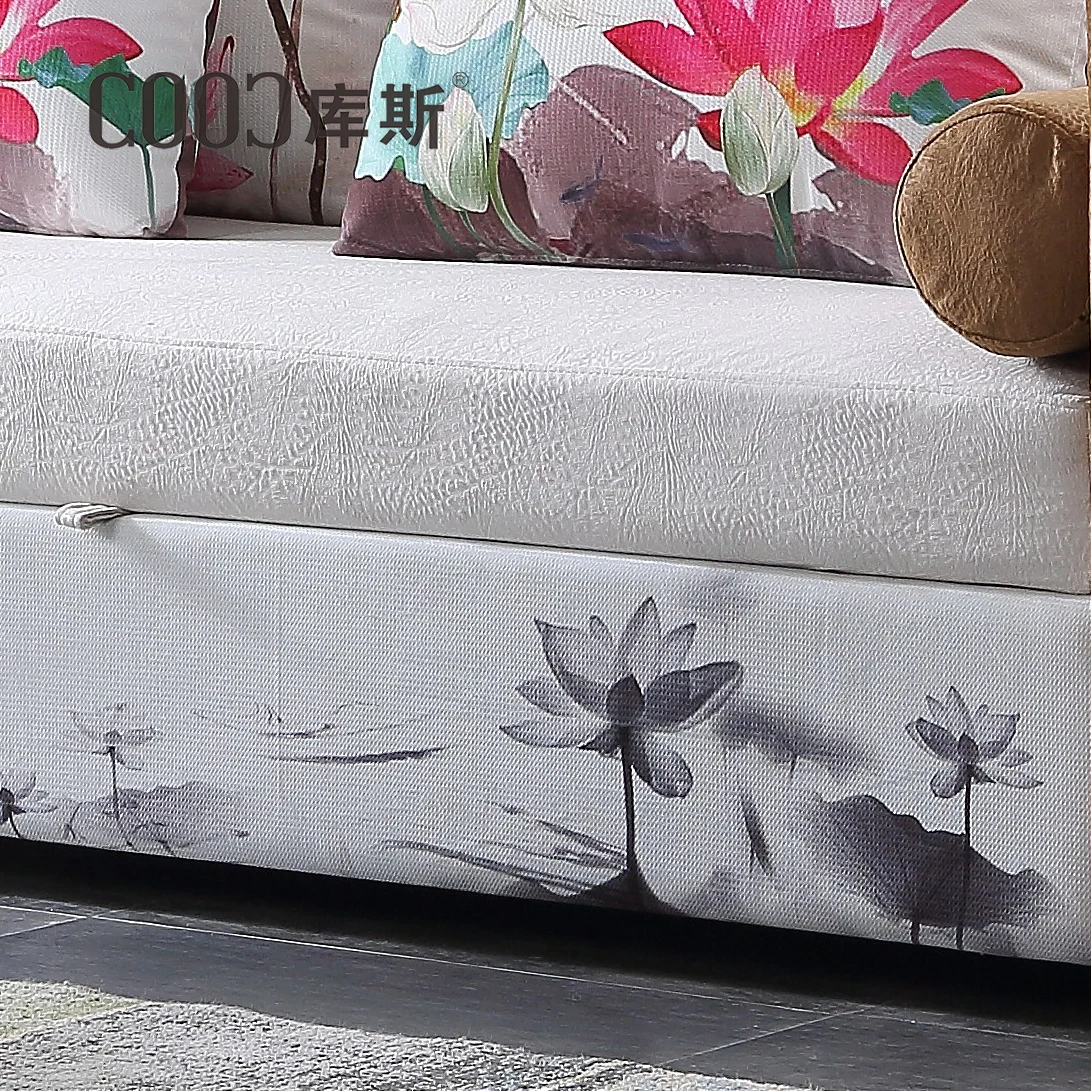 COOC Furniture China Corner Sofa Cum Bed with Storage Modern Queen Size Sofa Bed Furniture 6082