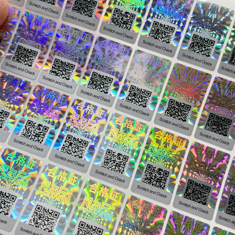 Hot Selling Custom Logo Anti-Counterfeit Sticker Good Quality Laser Anti-Counterfeit Label