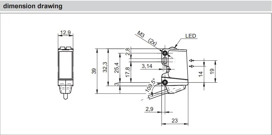Photoelectric sensor Photoelectric Switch Retroreflective type Relay output Photoelectric sensor switch