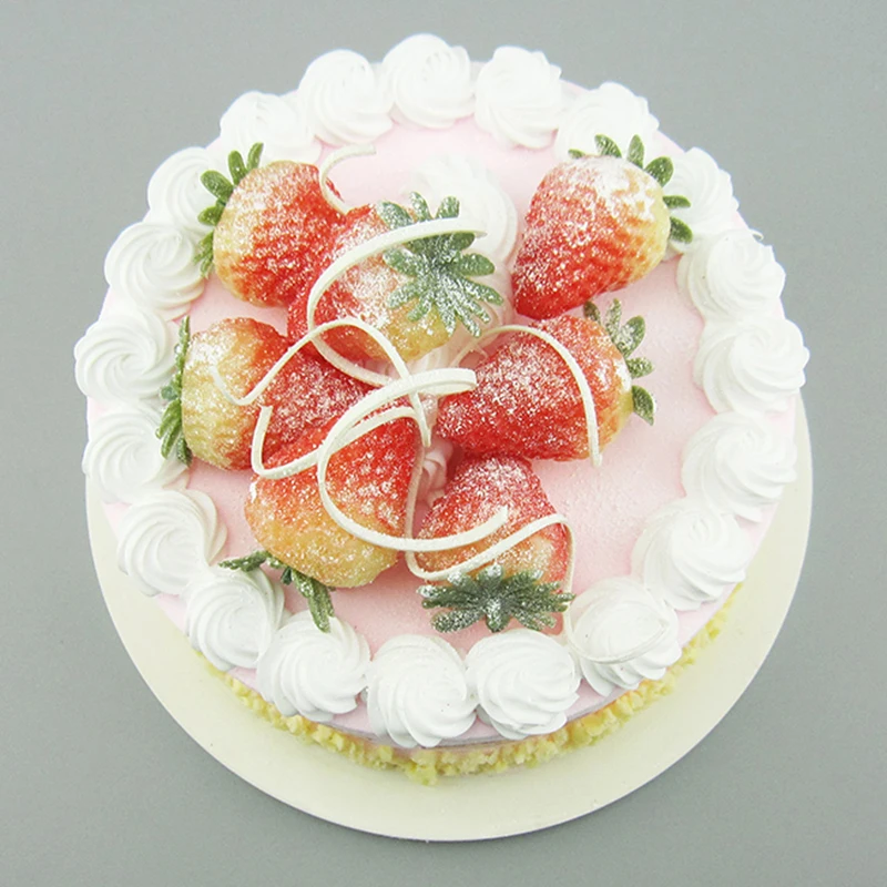 Имитация свадебного торта/торта на день рождения модель еды для украшения магазина пирожных