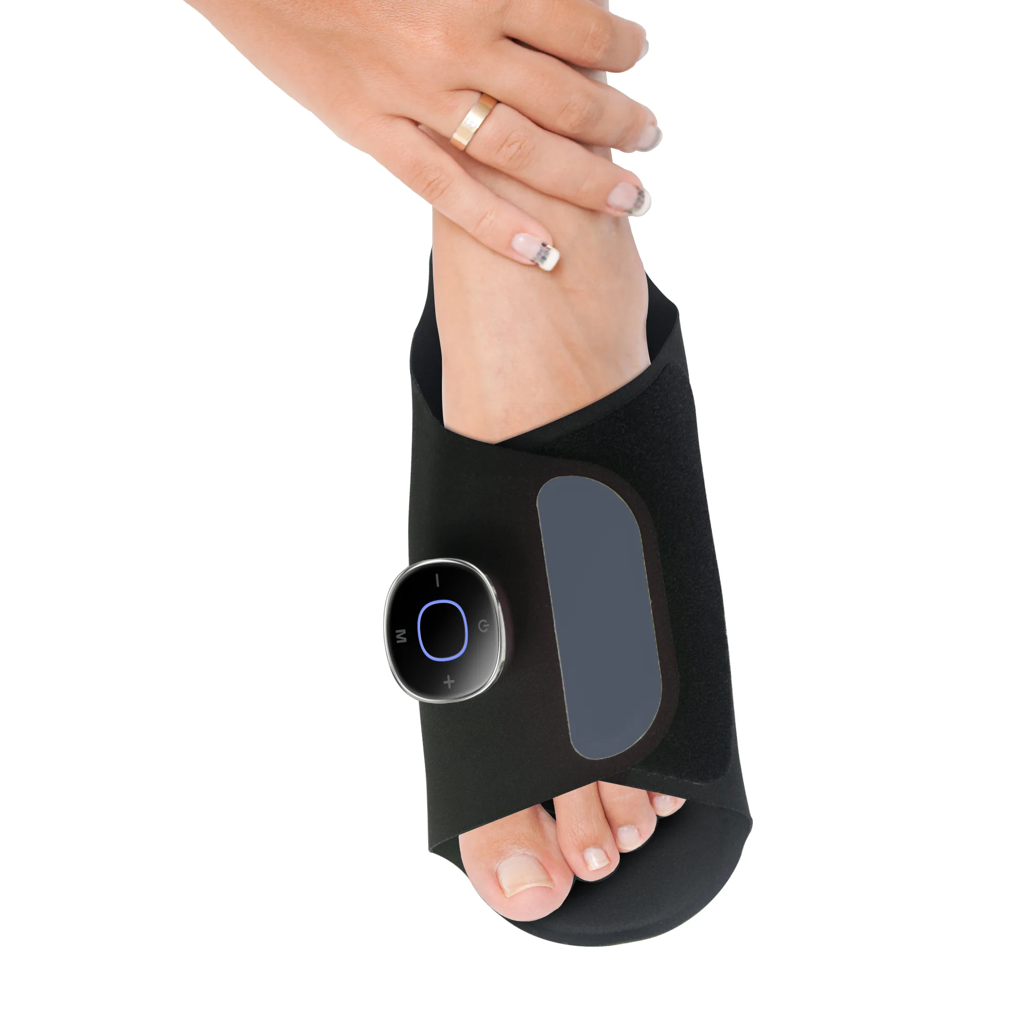 Portable Acupressure Reflexology Vibrating Shoe With Massager Foot Care Massage Slippers