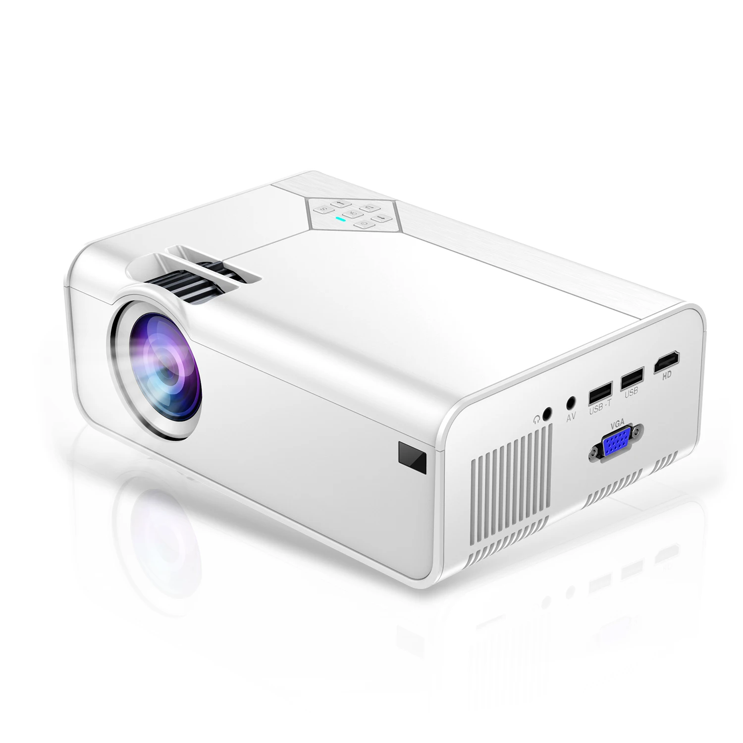 Private label HD Mini Smart LED Projector Wireless Games Beamer 3 in 1 3D Video Proyector for Home Cinema Outdoor