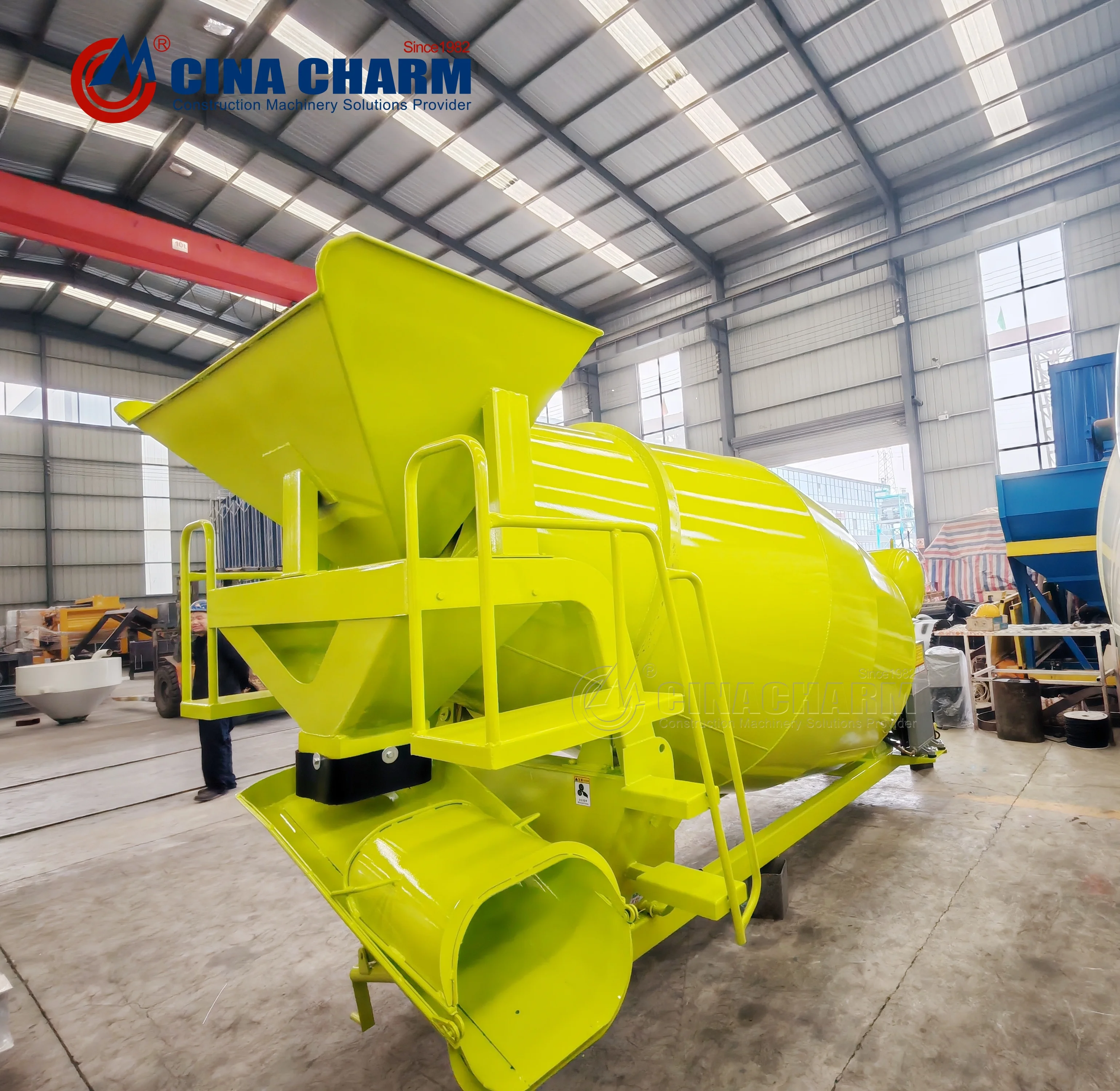 Hot selling 5cbm concrete mixing trailer concrete mixer truck ready mix concrete mixer truck price