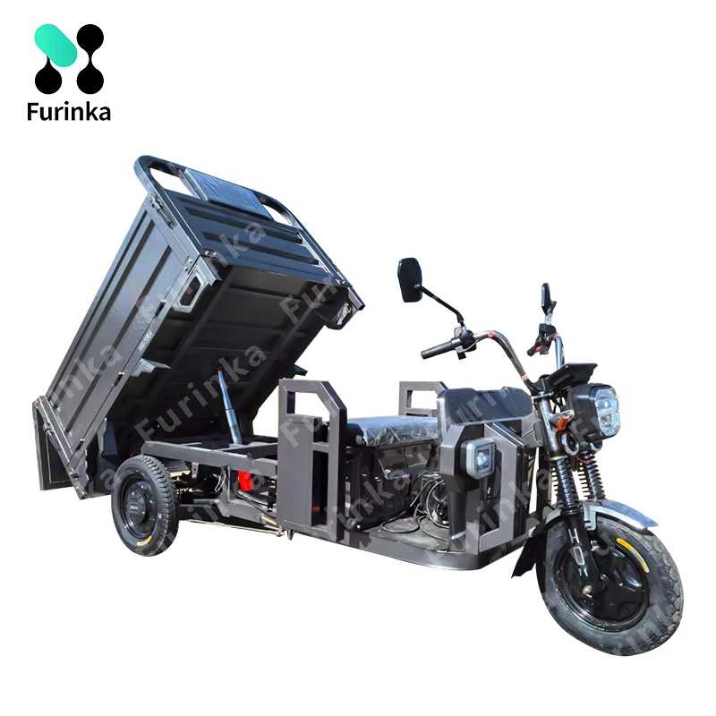 Best Selling Cargo Tricycle with 2 passenger Electric Tricycles Three Wheel Car on Sale