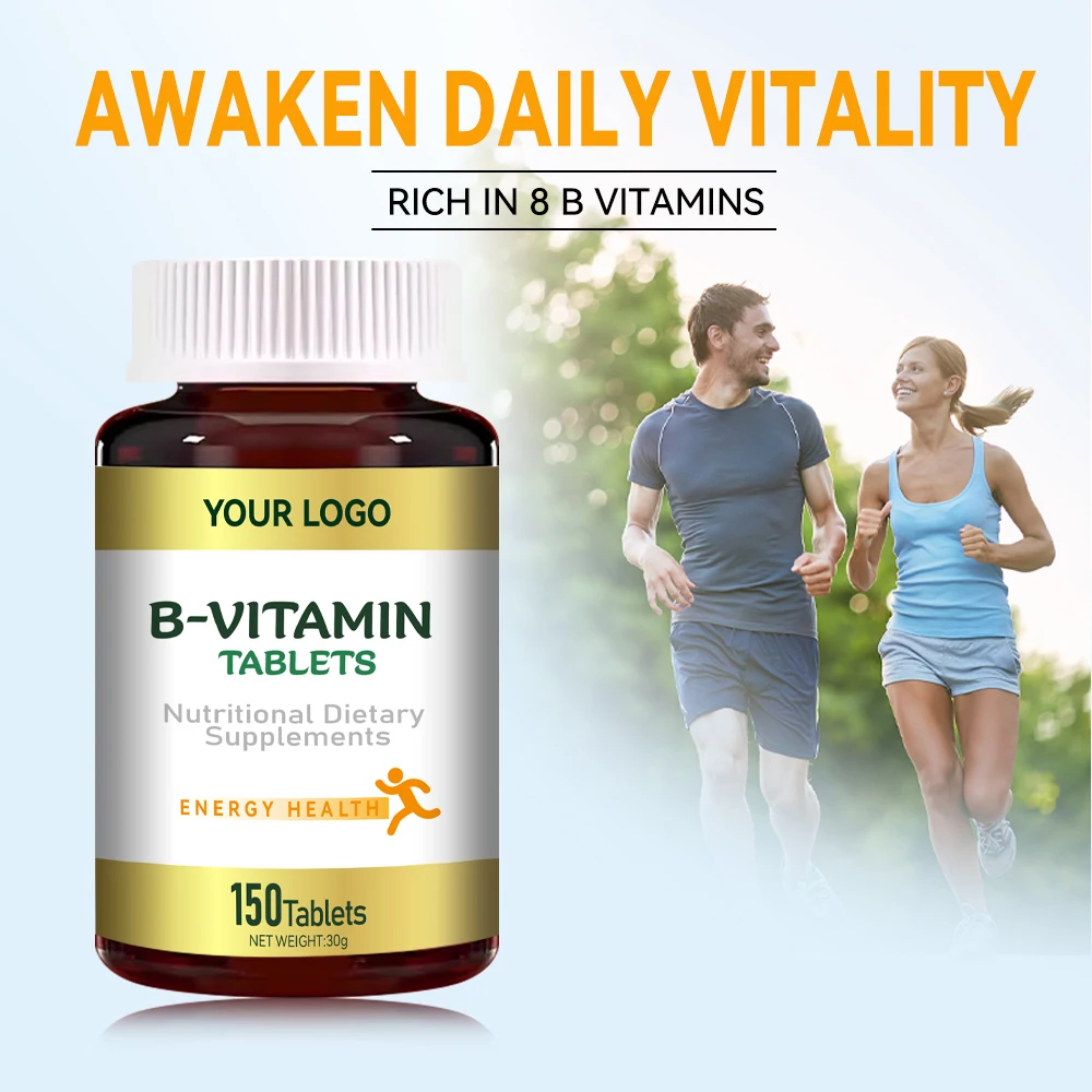 Vitamin Dietary Supplements Organic B Complex Skin Care Vitamin B Complex Capsules