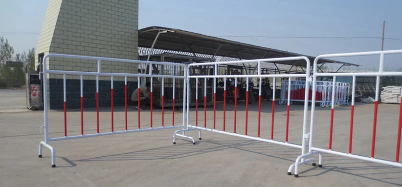 Customized Metal Galvanized steel security crowd control barrier panel/ Portable Barricades / Temporary Fence