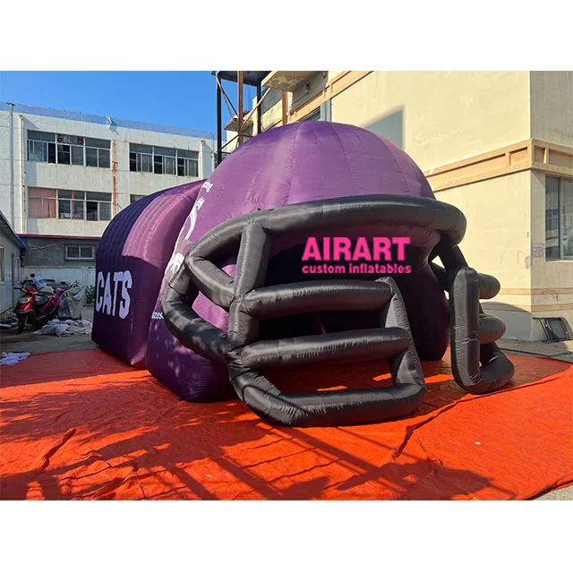 Inflatable hockey helmet tunnel helmet tunnel inflatable inflatable helmet event tunnel tent