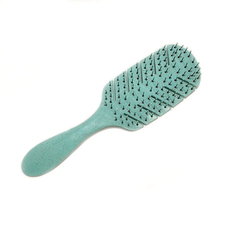 New environment-friendly non-slip spare ribs biodegradable  Curly Thick and Straight Hair Dry and Wet Brush