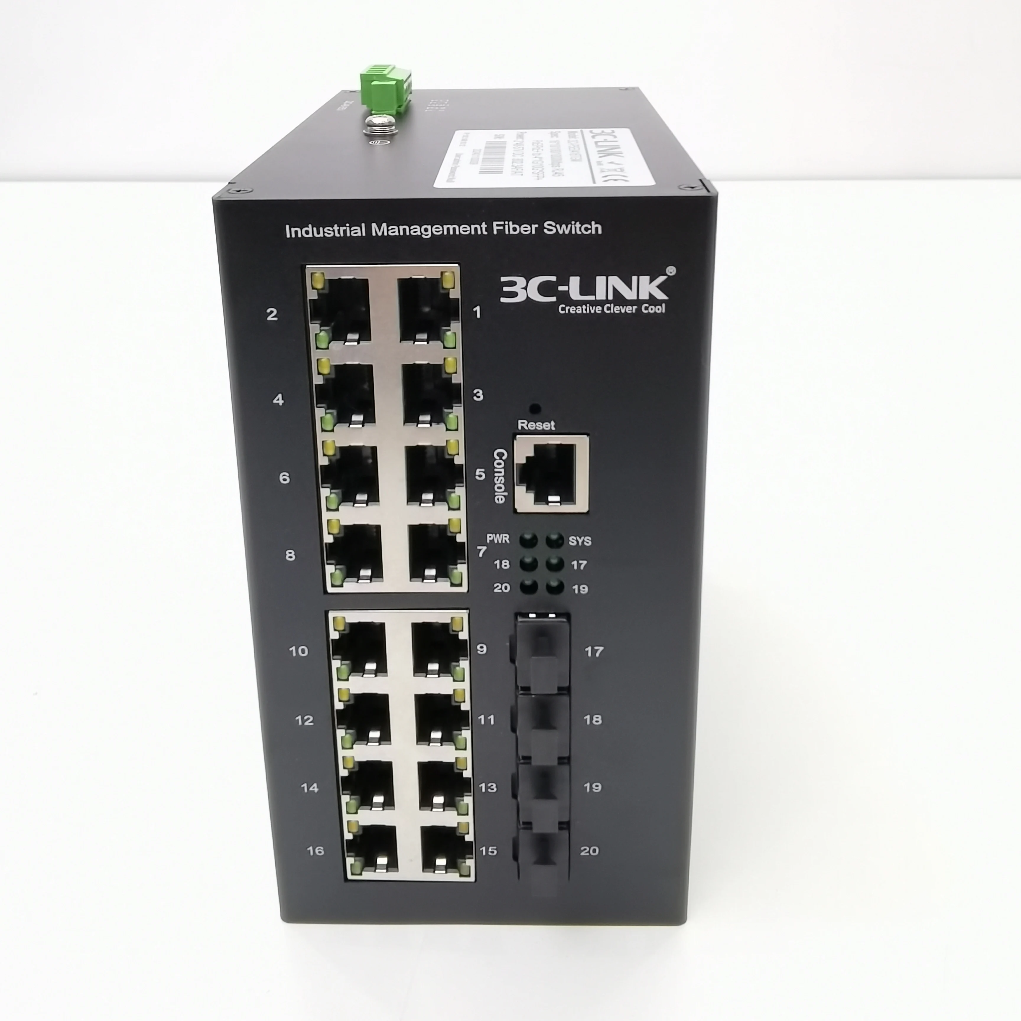 Powerful features L2/L3 Managed 4*10G SFP+ 16 POE ports  Industrial Switch Fiber Optic Switch