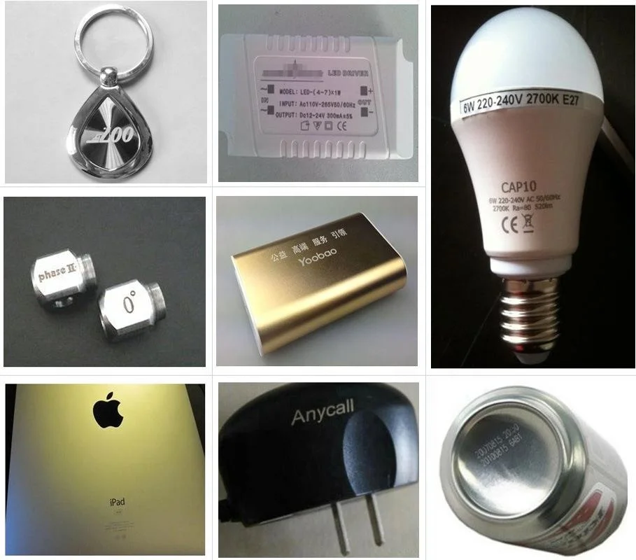 3D big format metal laser engraving machine  for metal plates ear tag fiber laser marking machine