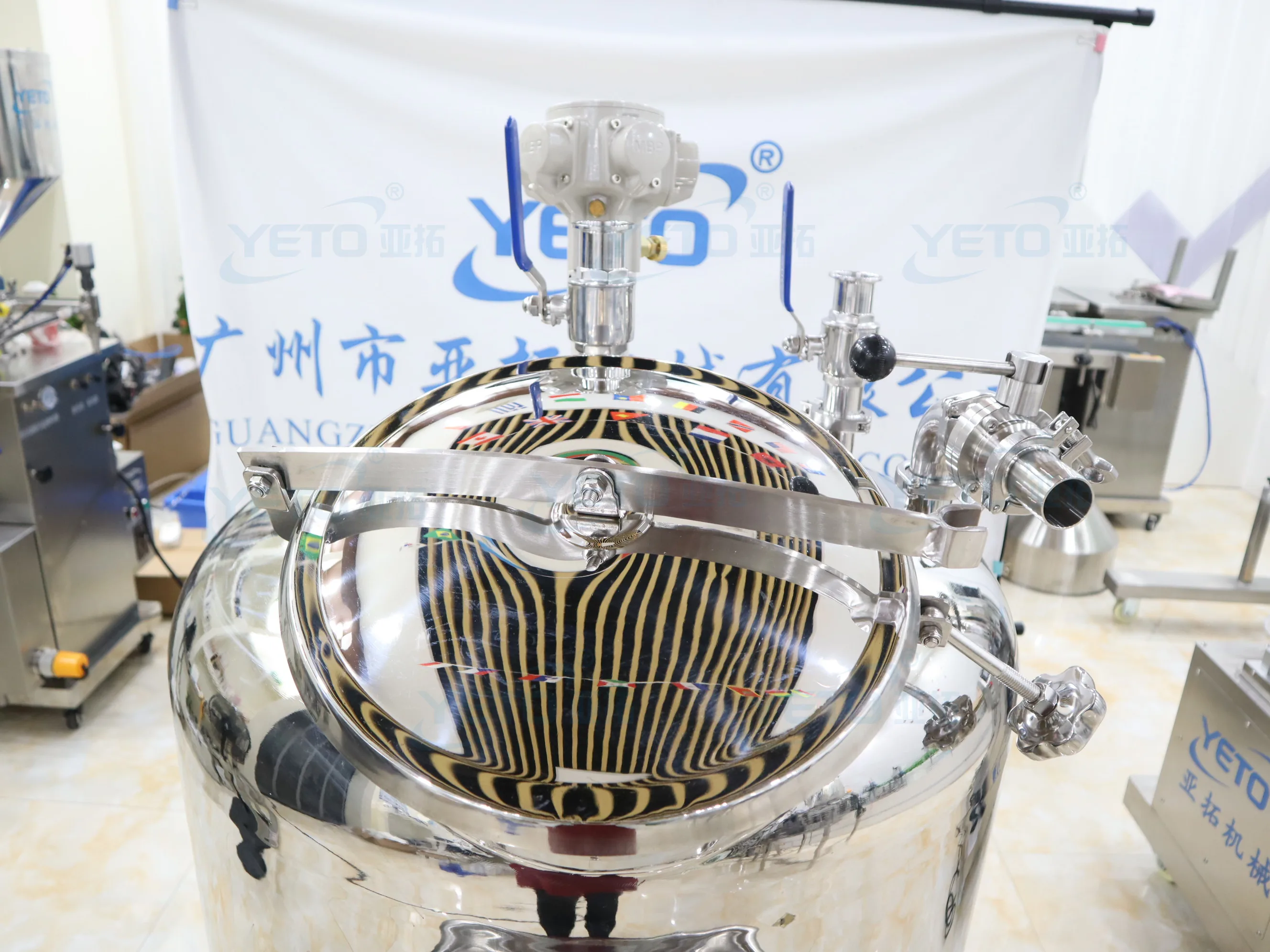 YETO Perfume Oil Mixer Tank Mixing Equipment Essential Oil Fragrance Making Filter Blending Stirring Machine Toner Cosmetic