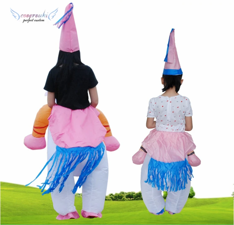 Mascot Costume Halloween Carnival Christmas party performance Inflatable clothes costume child cartoon unicorn for children