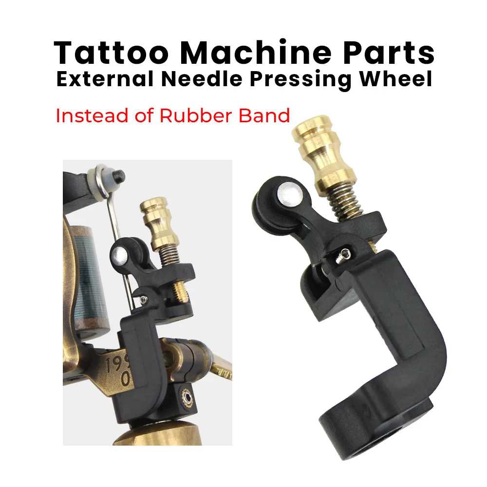 External Needle Pressing Wheel for Coil & Rotary Machine Tattoo Parts Tattoo Needle Press Rod