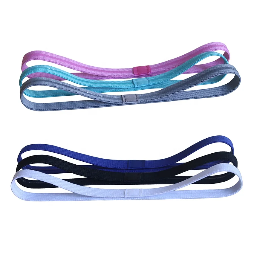 Wholesale Sports Elastic Headband Nylon Printed Hairband With Custom Logo