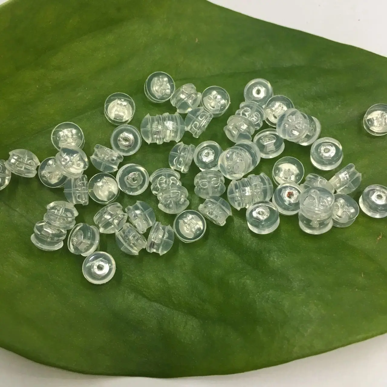 Premium Upgrade Soft Silicone Earring Backs Hamburger Shaped Earring Safety Backs Stopper