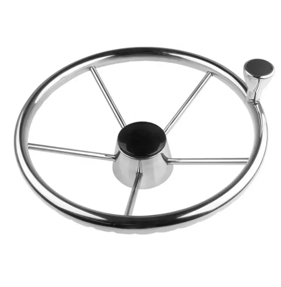 Stainless Steel Marine Fishing Boat Yacht Ship Steering Wheel for Boat Marine