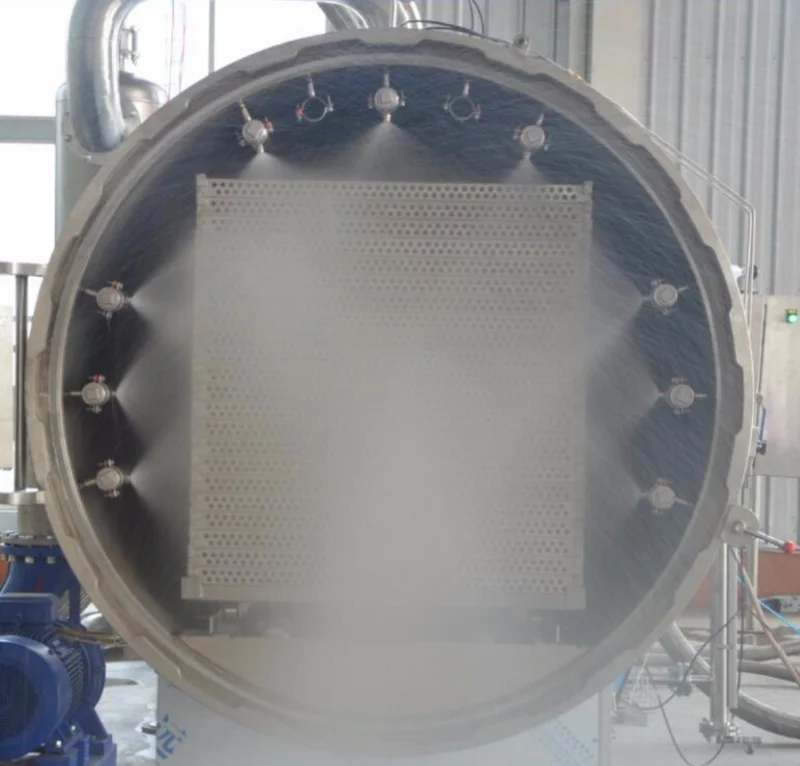 Steam heating stainless steel food grade canning retorts for can products