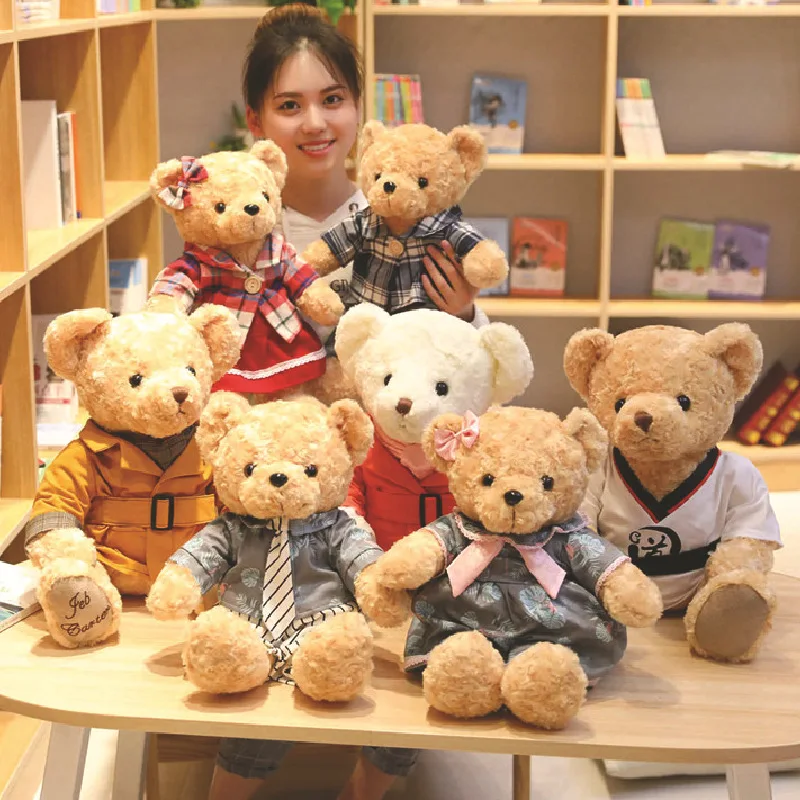 Милая плюшевая игрушка BOBO на День святого Валентина, мишка тедди для мальчиков и девочек