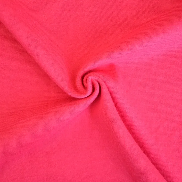 Custom commercial hygroscopic 42S/1 combed cotton 150gsm light weight pure cotton knit jersey fabrics
