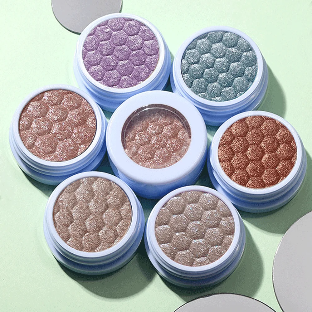 Wholesale Glitter Eyeshadow Single Eyeshadow Pan Pressed Pigment Eyeshadow