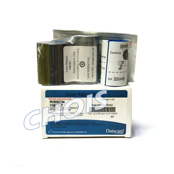 Original Datacard 534100-001-R002 YMCKT Ribbon For SD160 Printer