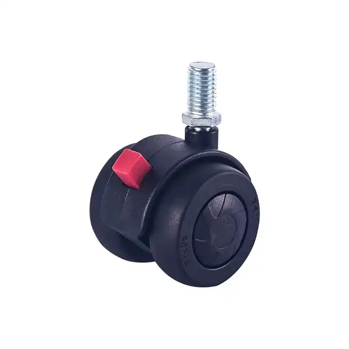 2 Inch 50MM Noiseless TPE Wheels Castor Swivel Furniture Chair Caster With Screw/Brake