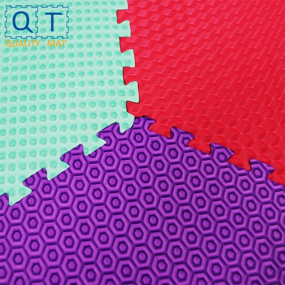 QT MAT EVA Foam Hexagon Puzzle Floor Tile Mat