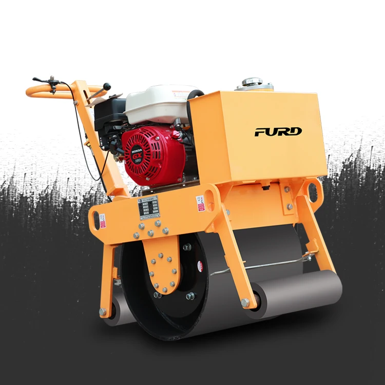 New pavement machinery construction machinery mini walk behind vibration road roller for sale