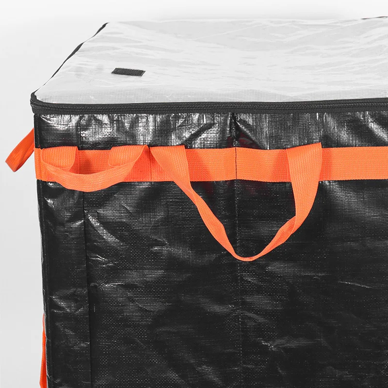 PP PE Woven Large Folding Express Courier Bag Foldable  Logistic Delivery Tote Bags For Driver Carrier Sorta