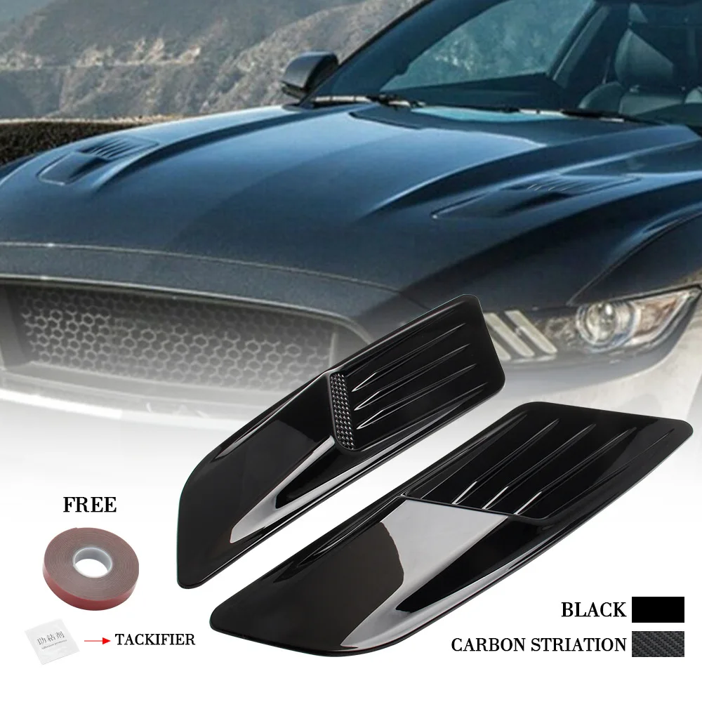 New Car Auto Side Air Outlet Air Intake Sticker Hood Decorative Air Outlet Exterior Accessories High Quality Durable Practical