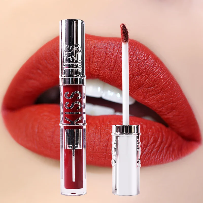 Hot Selling Own Brand Matte Makeup Non-Stick Long Lasting Liquid Lipstick Matte Velvet Lipstick