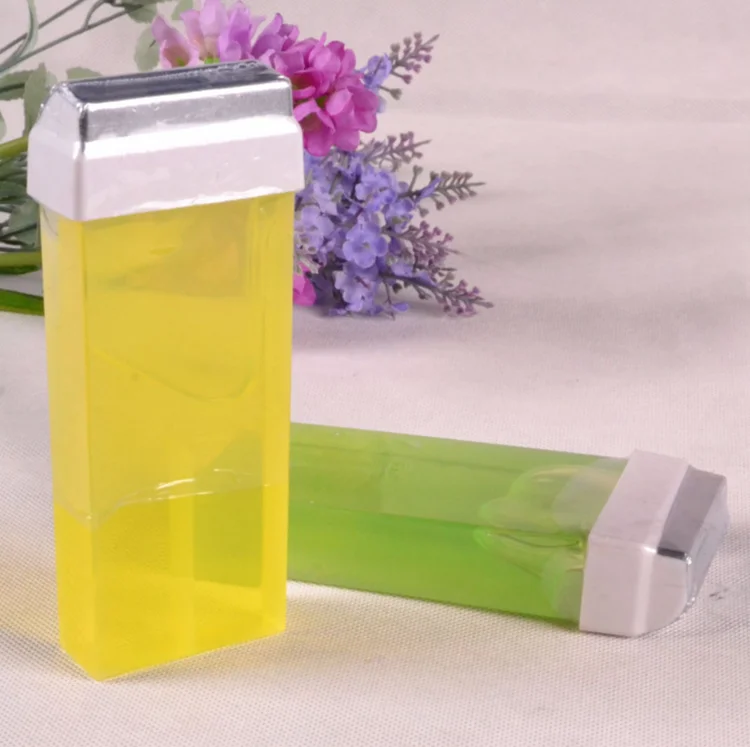 Wholesale depilatory painless wax roller cartridges 100ml Roll on Wax Cartridge for Hair Removal