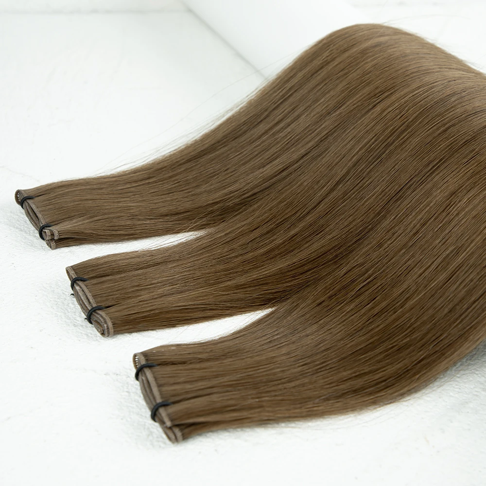 LeShine Genius Hair Hand Tied Weft Russian Double Drawn Virgin Remy Hair Genius Weft