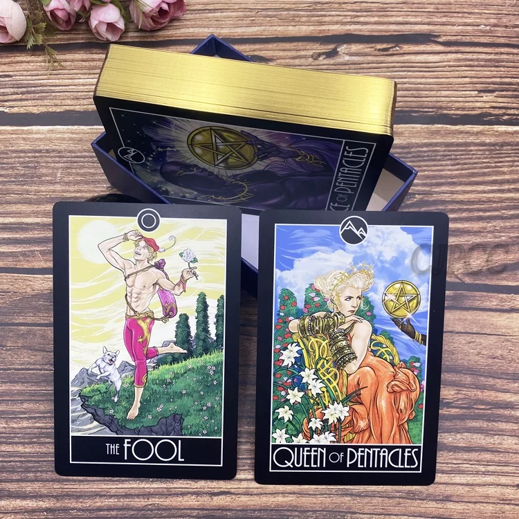 Top Quality Tarot Cards Deck Oracle Deck Gold Foil Printing