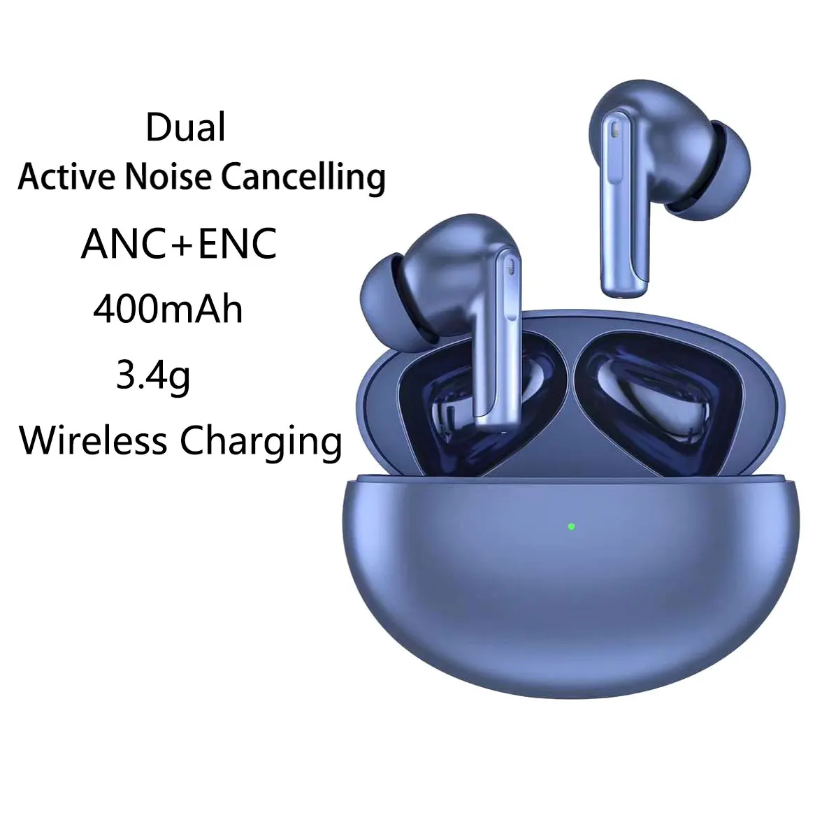 OEM Factory Price intelligent mode Noise Cancelling ANC ENC Dual Wireless BT Headphone with Mic for Laptop