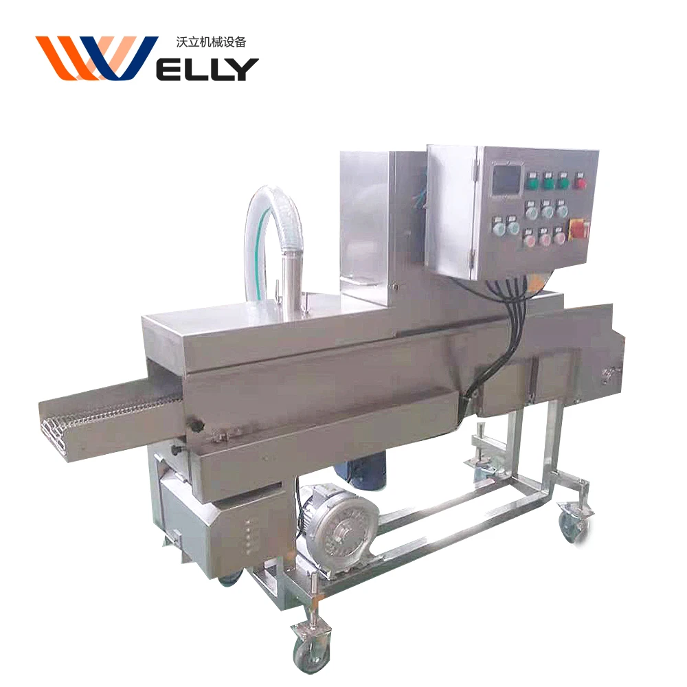 low energy consumption chicken nuggets fish battering breading machine