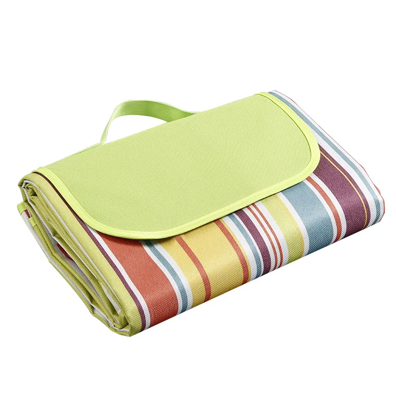 Mat Picnic Blanket Straw Sitting Pad With Leather Quilt Picnic Blanket All Season Universal Portable Picnic Mat