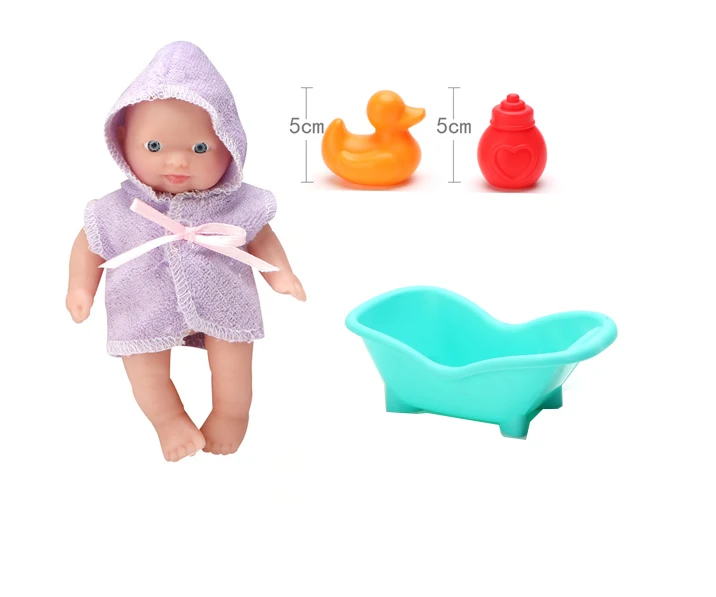 New item educational  lifelike Fully Vinyl mini reborn baby dolls