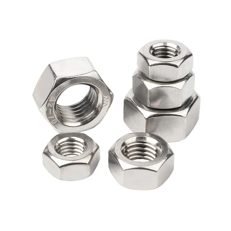 M33 M8 M6 DIN934 304 316 stainless steel A2 A4 metric hot forge hexagon hex nut for bolt