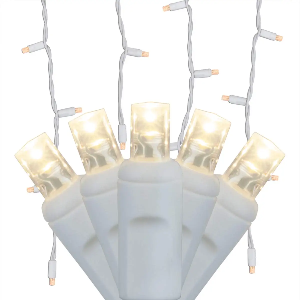 UL 70LT 5mm  LED Icicle Lights for White Christmas Lights Outdoor