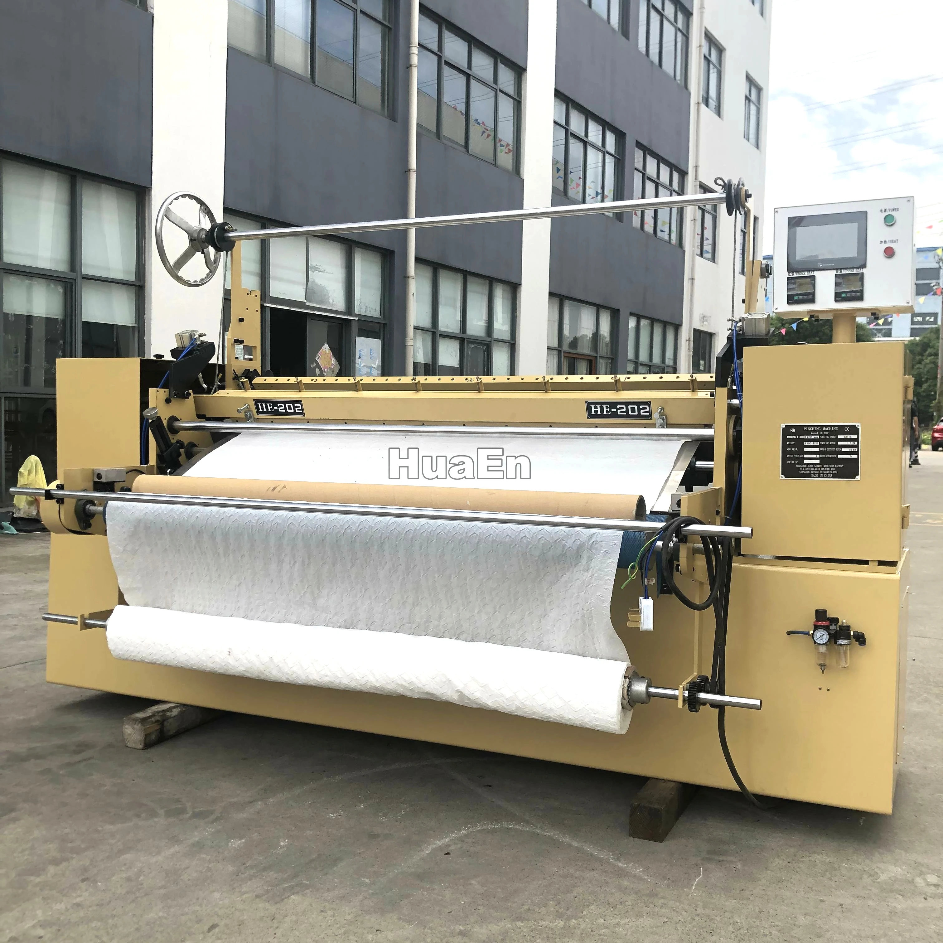 Производитель HuaEn HE202, машина для заточки текстиля, компьютерируемая плиссировочная машина для тканей