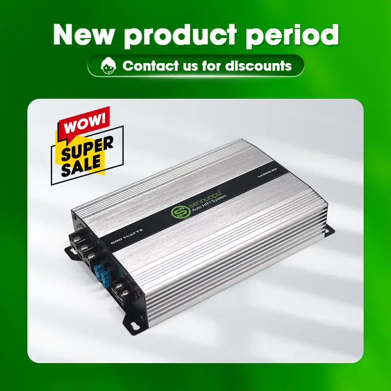 Sennuopu M300.1D Digital Designs Car Subwoofer Amplifier Car Audio Amplifier Monoblock 600W Universal Class D Mono 20 - 20000 Hz