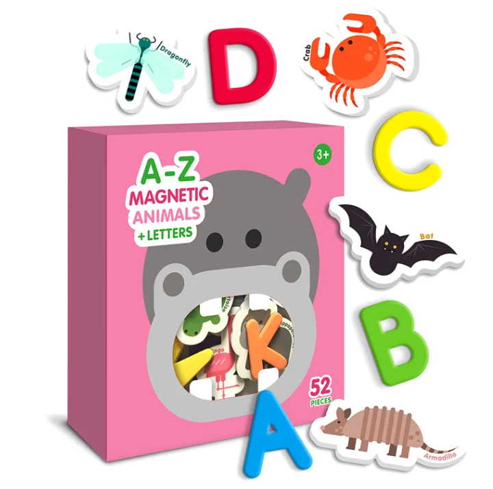 Children learning toys magnets animal magnets letter combination suit fridge magnets EVA foam  cartoon