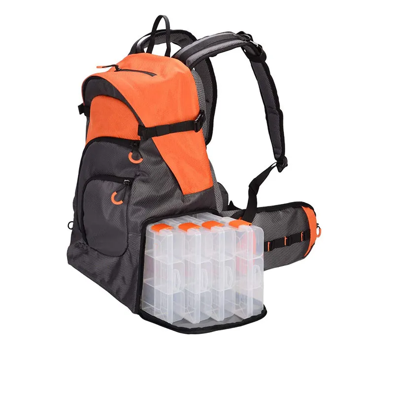 Professional fishing tackle rod box tool bag backpack large capacity