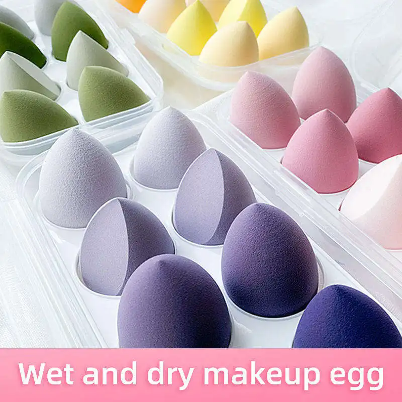 Hot selling makeup sponge set 5 pcs OEM packaging Makeup Sponge Set  Soft Setting Face Puffs Makeup Blender